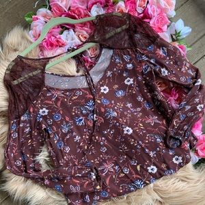 Sophie Rue Lace Flower Blouse